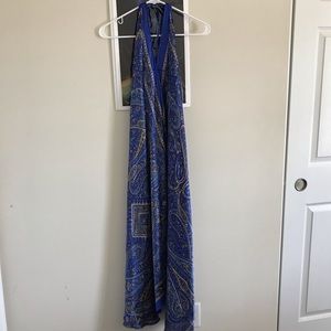 4/$15 Silk Scarf Maxi Dress